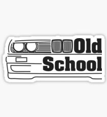 E30 Old School - Schwarz Sticker