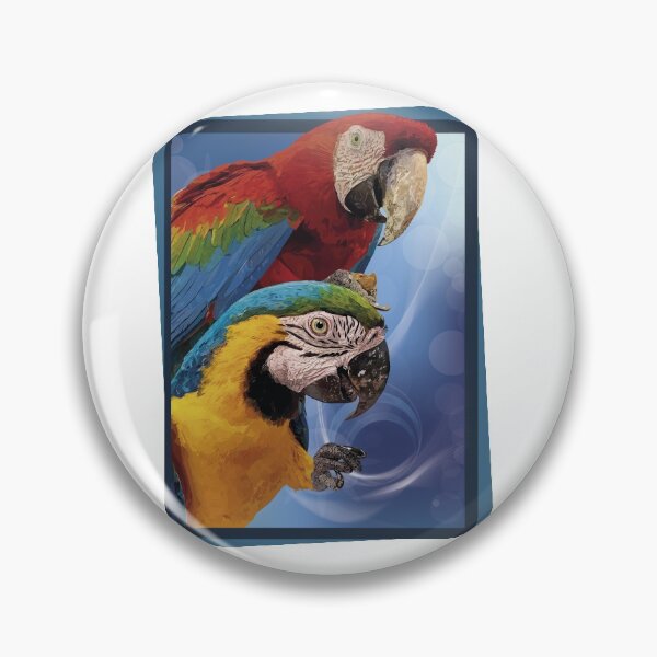 Item preview, Blue-yellow Macaw and Scarlet Macaw designed and sold by obscurite.