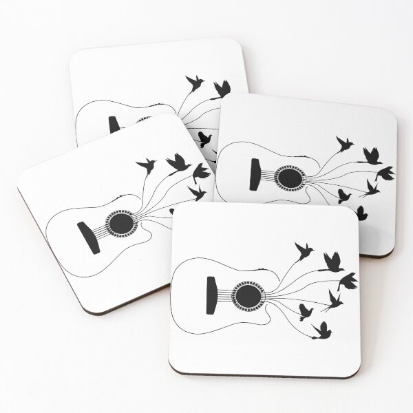 Item preview, Fredom Music Guitar Birds Music Art designed and sold by Uncer59.
