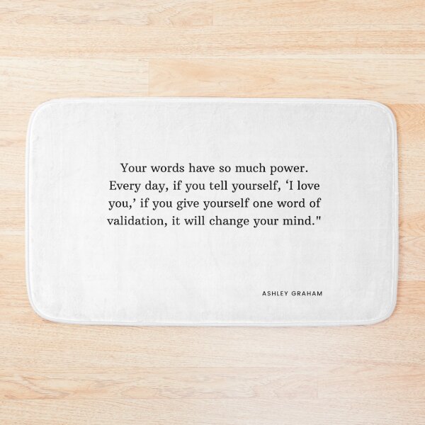 Item preview, Body Positive, self acceptance, self love quote by Ashley Graham designed and sold by slimevil.