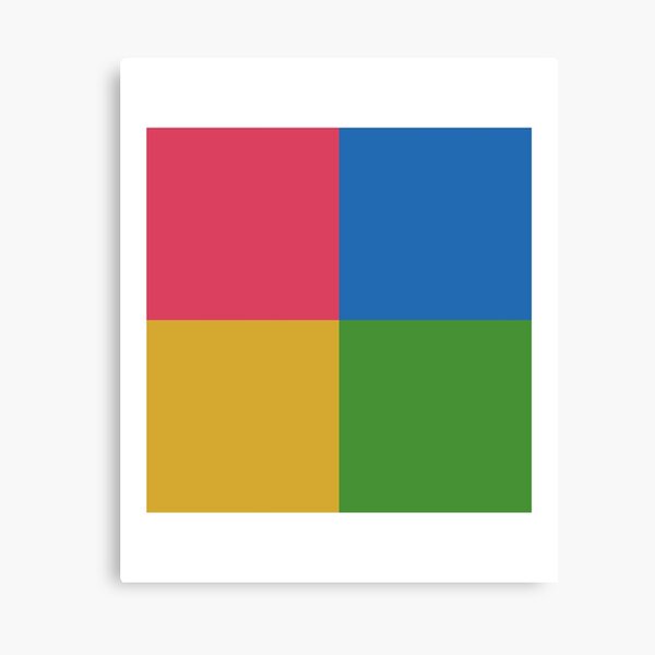 Kahoot Square | Kids Design Canvas Print