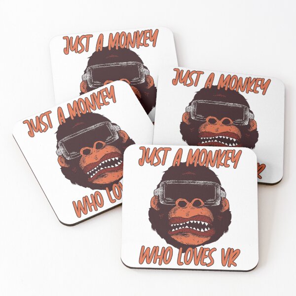 Item preview, Virtual reality just a monkey who loves vr gaming designed and sold by Denis Rösler.