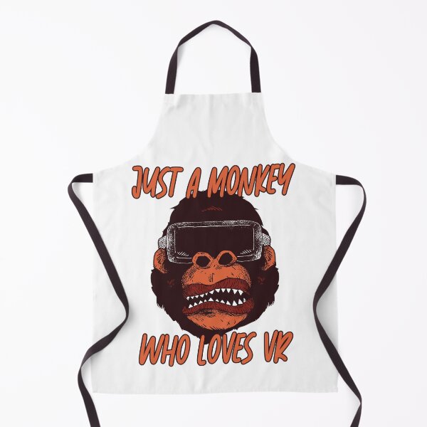 Item preview, Virtual reality just a monkey who loves vr gaming designed and sold by Denis Rösler.