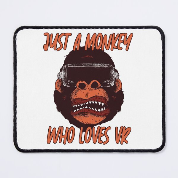 Item preview, Virtual reality just a monkey who loves vr gaming designed and sold by Denis Rösler.
