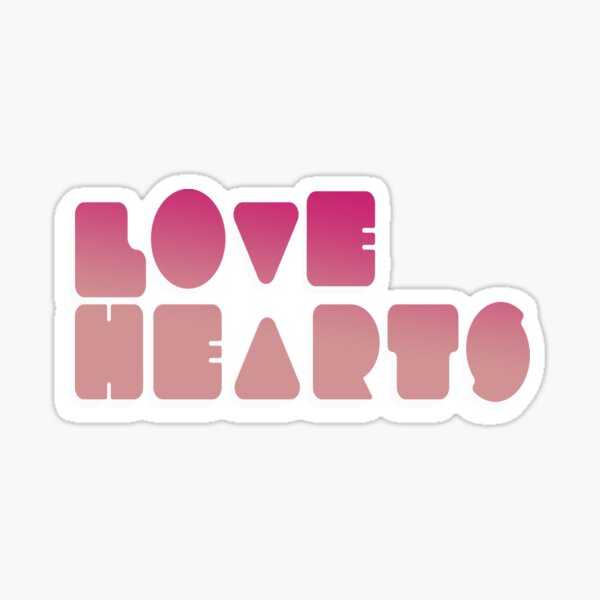 Chrome heart shape stickers Sticker for Sale by Tanuja Sharma