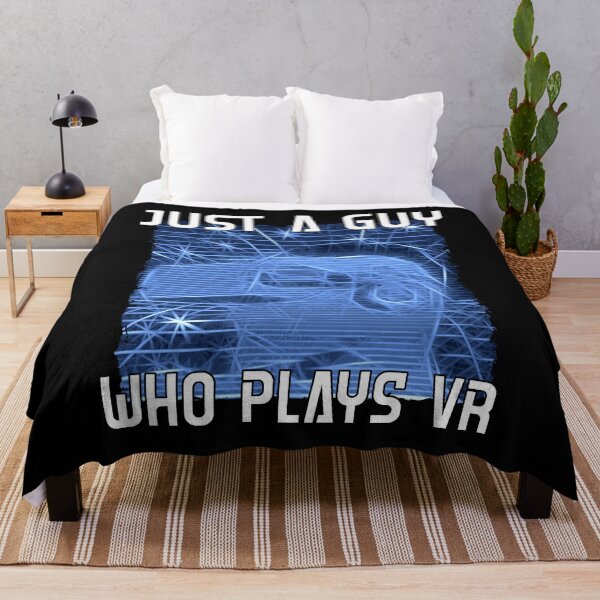 Item preview, Virtual reality gamer just a type of VR playing blue retro designed and sold by Denis Rösler.