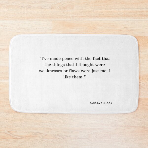 Item preview, Body Positive, self acceptance, self love quote by Sandra Bullock designed and sold by slimevil.