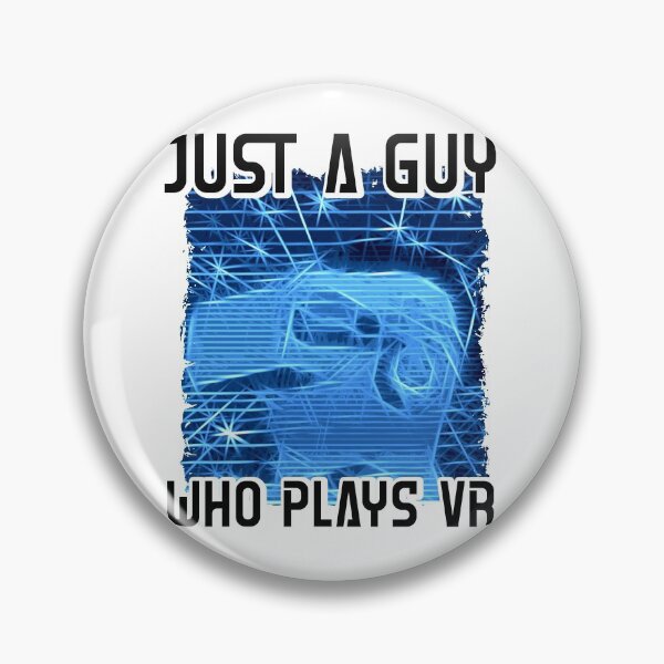 Item preview, Virtual reality player just a guy who plays vr blue retro designed and sold by Denis Rösler.