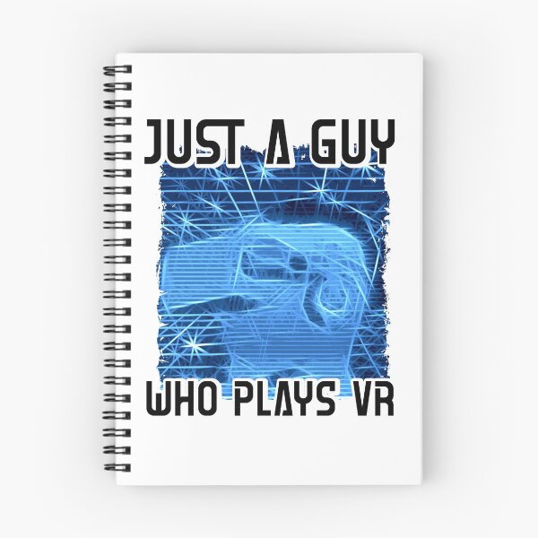 Item preview, Virtual reality player just a guy who plays vr blue retro designed and sold by Denis Rösler.