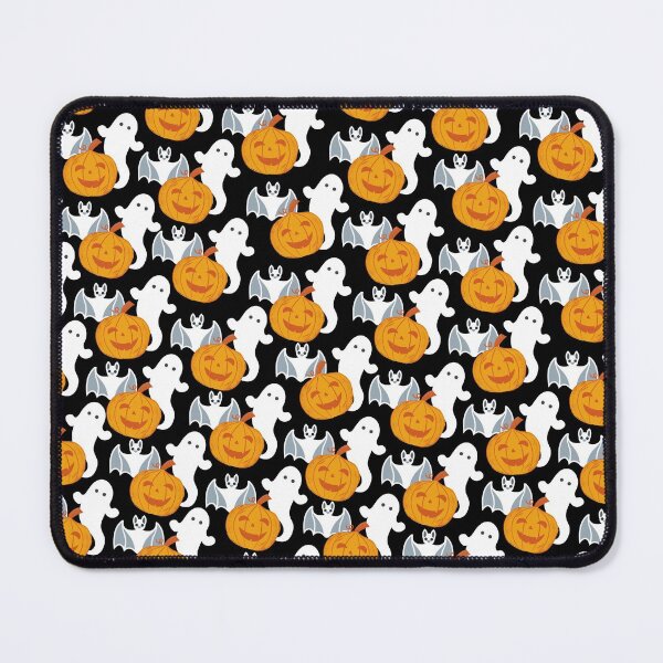 Item preview, A Ghost, A Bat, and A Friendly Pumpkin Pattern  designed and sold by SMillustrations.