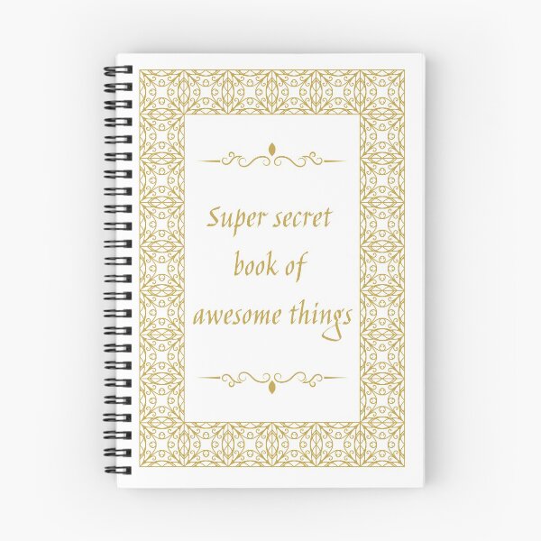 Item preview, The other Super Secret Book of Awesome Things designed and sold by Superpillow33.