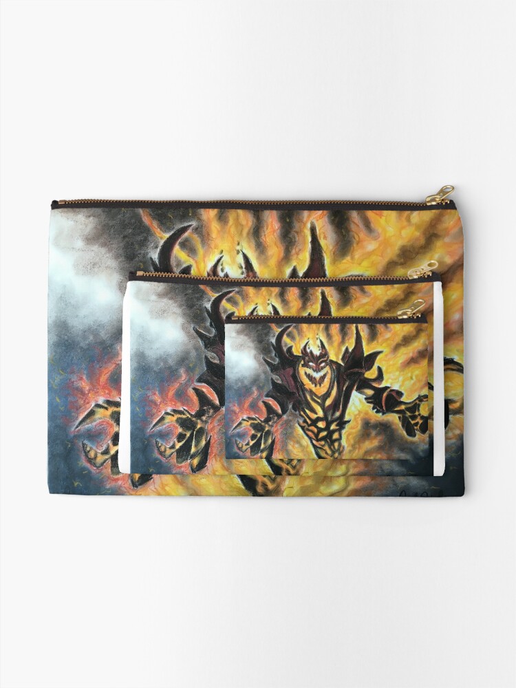 Dota 2 Shadow Fiend Zipper Pouch By Angelaale Redbubble