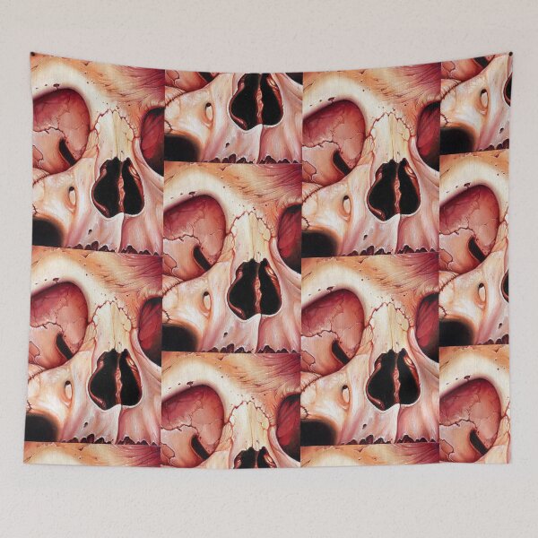 Item preview, red eye socket skull designed and sold by Dvf1973.