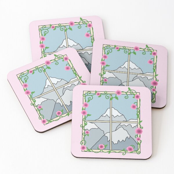 Item preview, Mountain View With Flowers designed and sold by BundaBear.