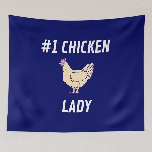 Item preview, #1 Chicken Lady designed and sold by Cluckin' Mad.