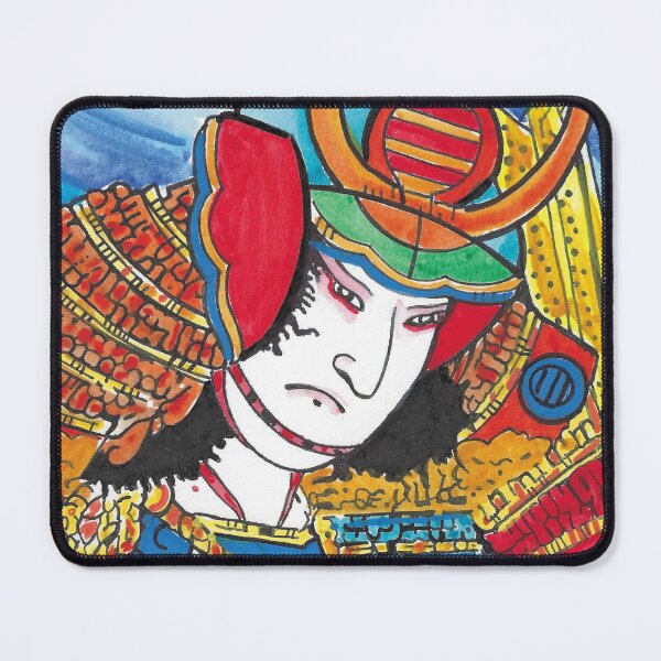 Item preview, SAMURAI WATERCOLOR STUDY designed and sold by TheArtBarCafe.
