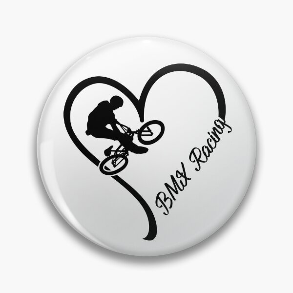 Item preview, BMX Racing Heart designed and sold by tuyetnhung98.