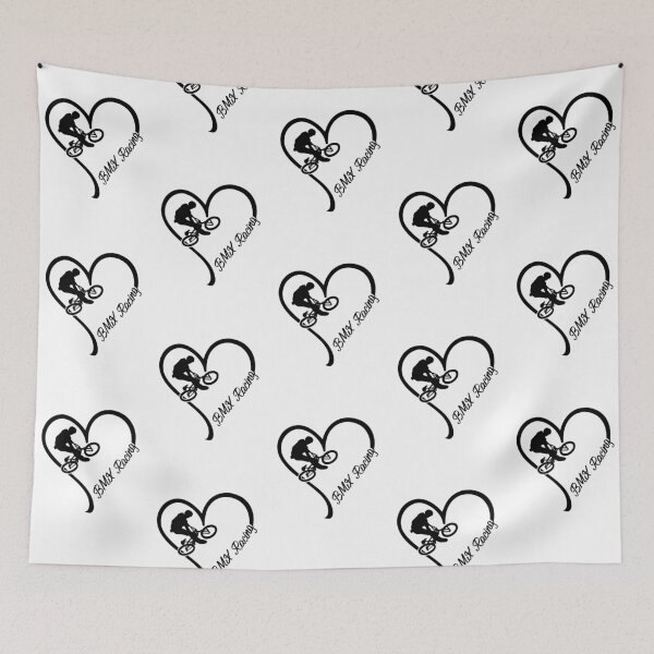 Item preview, BMX Racing Heart designed and sold by tuyetnhung98.