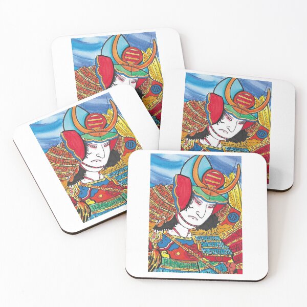 Item preview, SAMURAI WATERCOLOR STUDY designed and sold by TheArtBarCafe.
