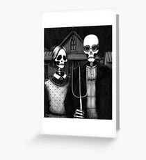 Skeleton (Even More) Gothic Greeting Card