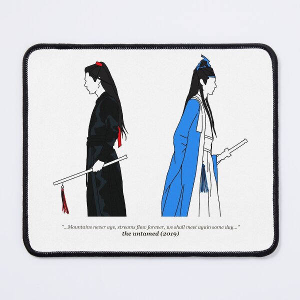 Anime mo dao zu shi lan wangji kiss zhan wei wuxian Playmat Gaming