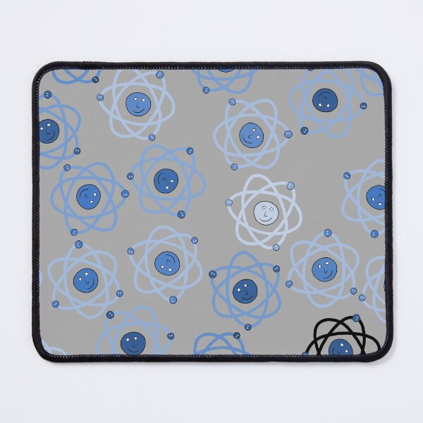 Item preview, Cute Blue Atoms on Grey designed and sold by fogoosherie.