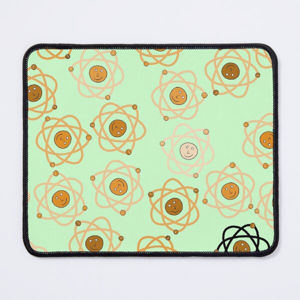 Item preview, Cute Orange Atoms on Green designed and sold by fogoosherie.