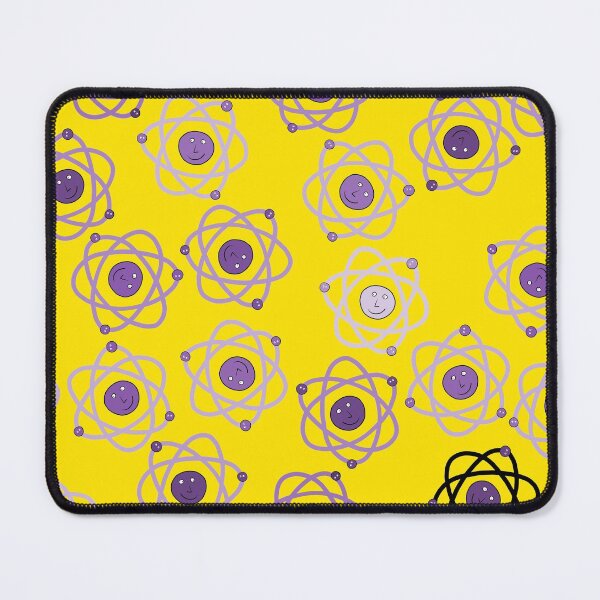 Item preview, Cute Purple Atoms on Yellow designed and sold by fogoosherie.