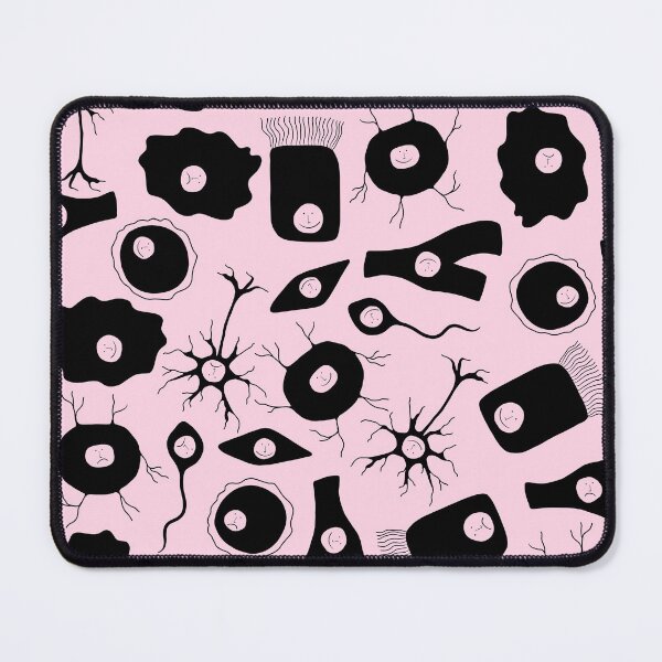 Item preview, Sad and Happy Cells of Different Types on Pink designed and sold by fogoosherie.