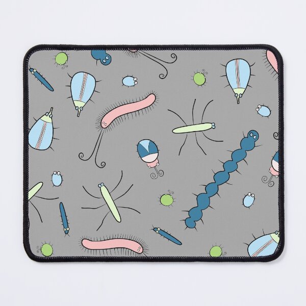 Item preview, Cute Insects on Grey designed and sold by fogoosherie.