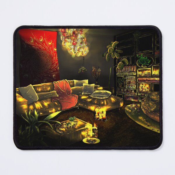 Item preview, A candle lit living room designed and sold by Dippycurious.