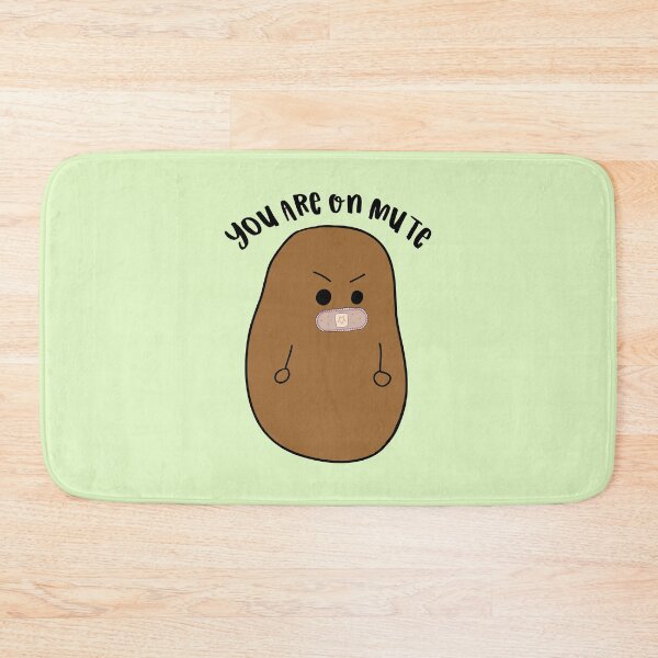 Item preview, You Are on Mute - Angry Potato With Sticking Plaster designed and sold by GrimButterfly.