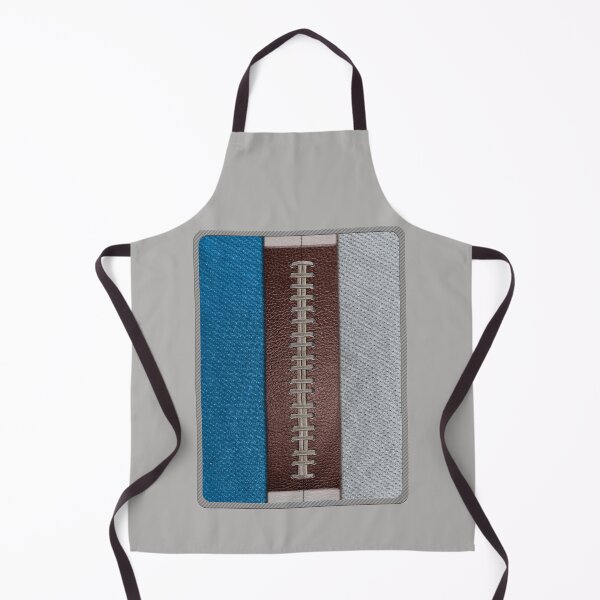 Item preview, Football Light Blue, Gray, Silver Team Spirit Patch designed and sold by Michele Engling.