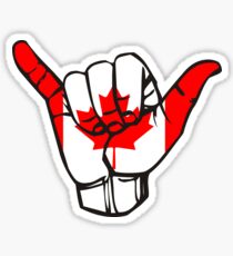 Canada Shaka Sticker