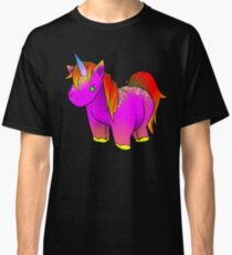 Neon Unicorn Stuffed Animal 2 Classic T-Shirt