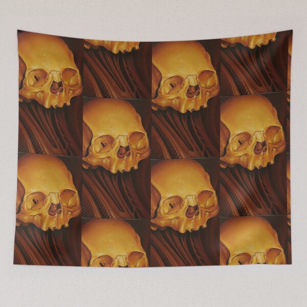 Item preview, yellow biotech skull designed and sold by Dvf1973.