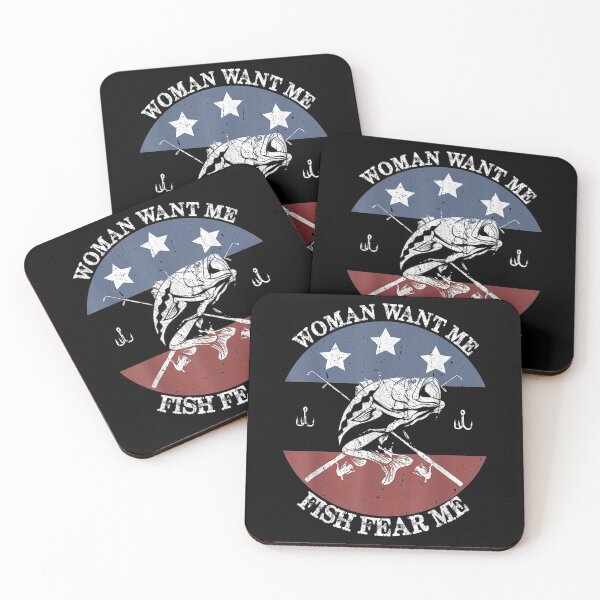 Item preview,  Woman Want Fish Fear Vintage Fishing American Flag designed and sold by miann4.