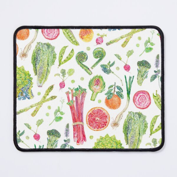 Item preview, Spring Harvest Pattern White designed and sold by beccaboyce.