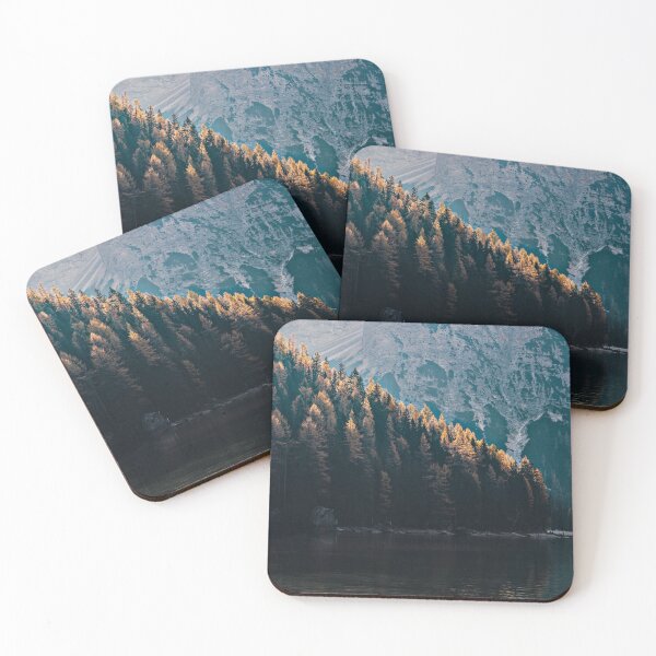 Item preview, Lake Near Forest - Mountain Trees with Reflections designed and sold by Hassan  Adnan.