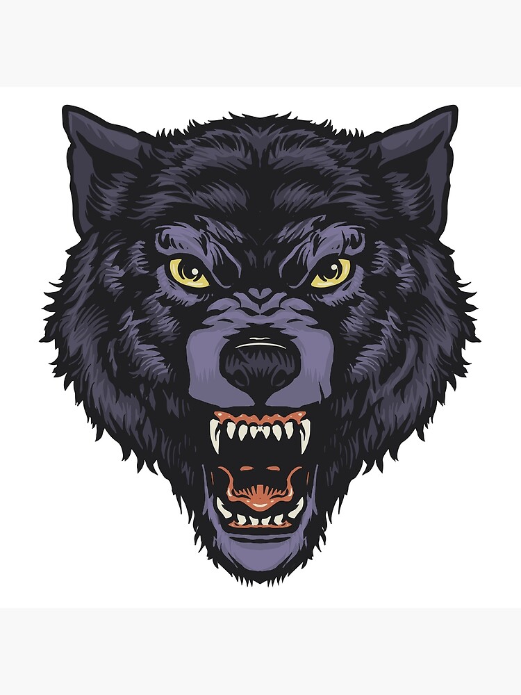Lámina rígida «Cabeza de lobo gruñendo con ojos amarillos. Dibujo a color.» de ThimoteeDesign | Redbubble Lámina rígida «Cabeza de lobo gruñendo con ojos amarillos. Dibujo a color.» de ThimoteeDesign | Redbubble