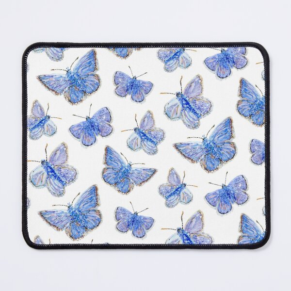 Item preview, Blue Butterflies - White designed and sold by beccaboyce.