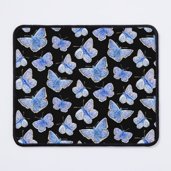 Item preview, Blue Butterflies - Black designed and sold by beccaboyce.