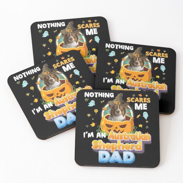 Item preview,  Nothing Scares Australian Shepherd Dog Dad Witch designed and sold by miann4.