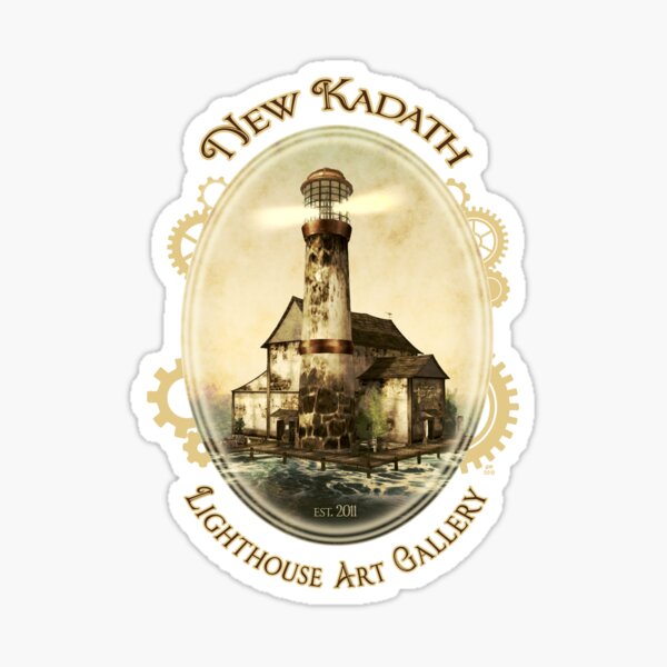 New Kadath Lighthouse Art Gallery Sticker