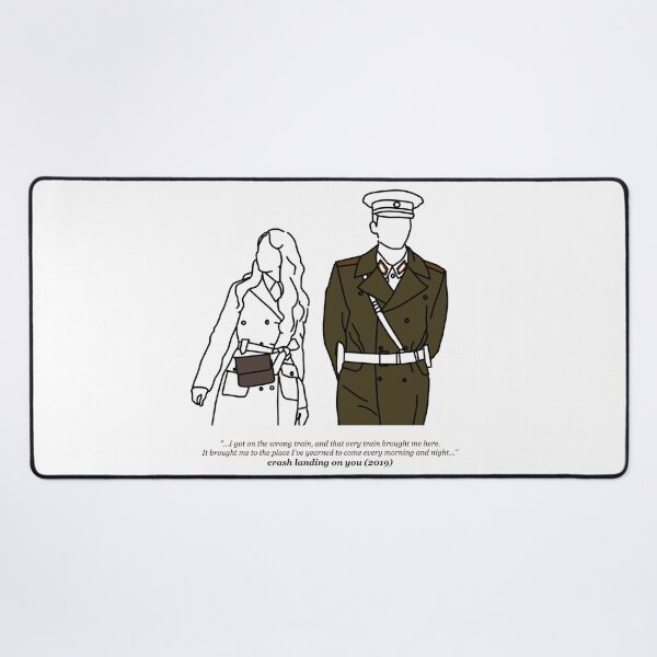 Crash Landing on You Desk Mat