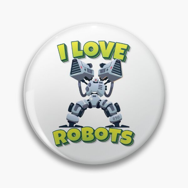 Artikelvorschau, Ich liebe Roboter entworfen und verkauft von ProjectRobotics.