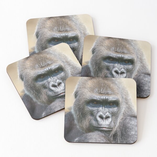 Item preview, Gorilla Close-Up Portrait designed and sold by rawshutterbug.
