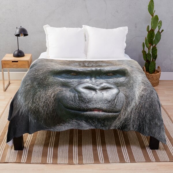 Item preview, Gorilla Close-Up Portrait designed and sold by rawshutterbug.
