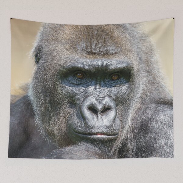 Item preview, Gorilla Close-Up Portrait designed and sold by rawshutterbug.