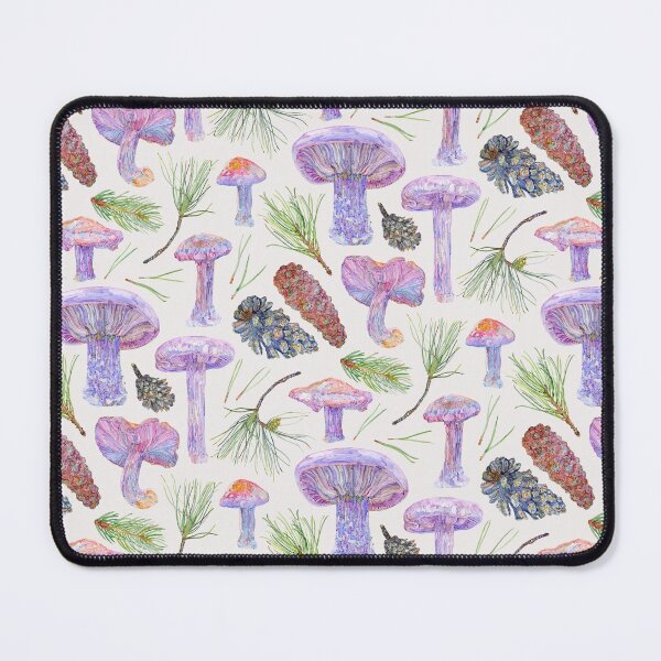 Item preview, Wood Blewits and Pine Pattern - Eggshell designed and sold by beccaboyce.
